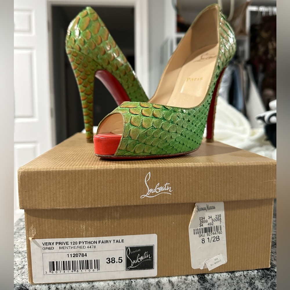 Christian Louboutin Very Prive Python Fairy
